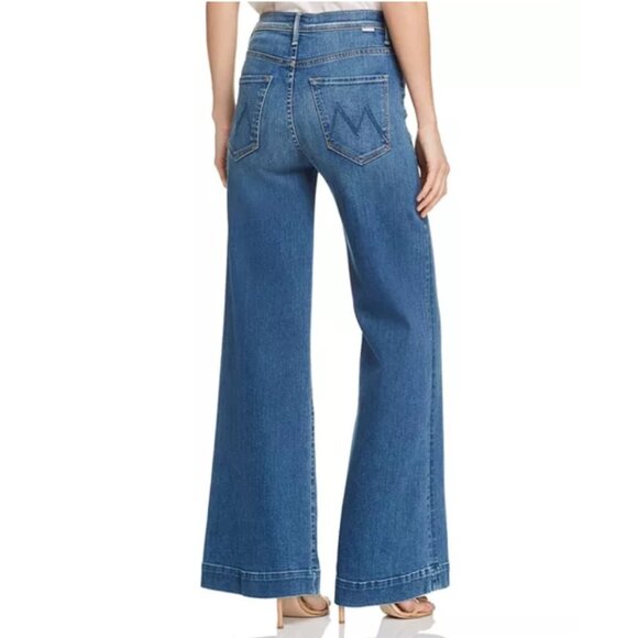 MOTHER Blue Flare & Wide Leg Jeans - Picture 3 of 16
